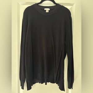 H&M Black Women's Crew Neck Sweater